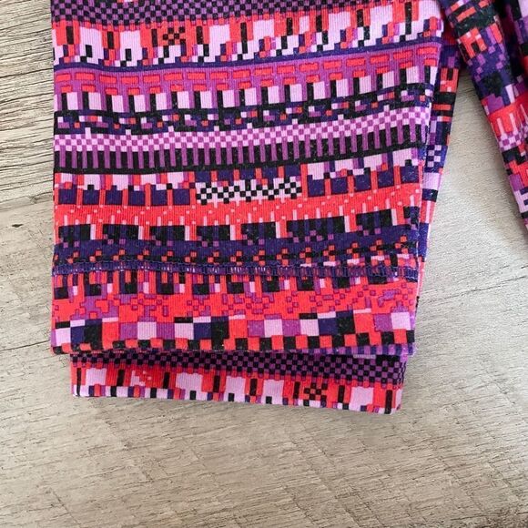 Nike Pro Hyperwarm Pink Nordic Print Training Tights Size S - Picture 7 of 11